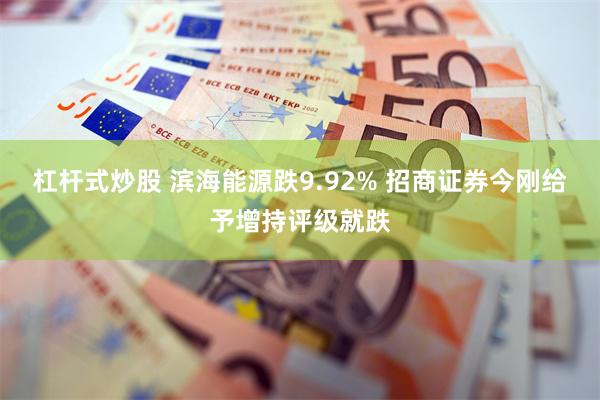 杠杆式炒股 滨海能源跌9.92% 招商证券今刚给予增持评级就跌